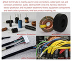 20/50/100/200M/ roll Heat Shrink Tube  Transparent 3: 1 ratio Adhesive Lined with Glue Dual Wall Tubing Wrap Wire Cable kit