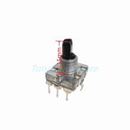 1pc EC16 Rotary Encoder 24 Position Pulse Digital Rotary 3Pin Amplifier Volume Switch Induction Cooker Switch 15/20MM Half Shaft
