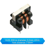 1PCS Common Mode Inductor Filter UU uf 9.8 10.5 10MH 5MH 20MH 30MH For Filter Inductance Pitch 7*8mm Copper Wire