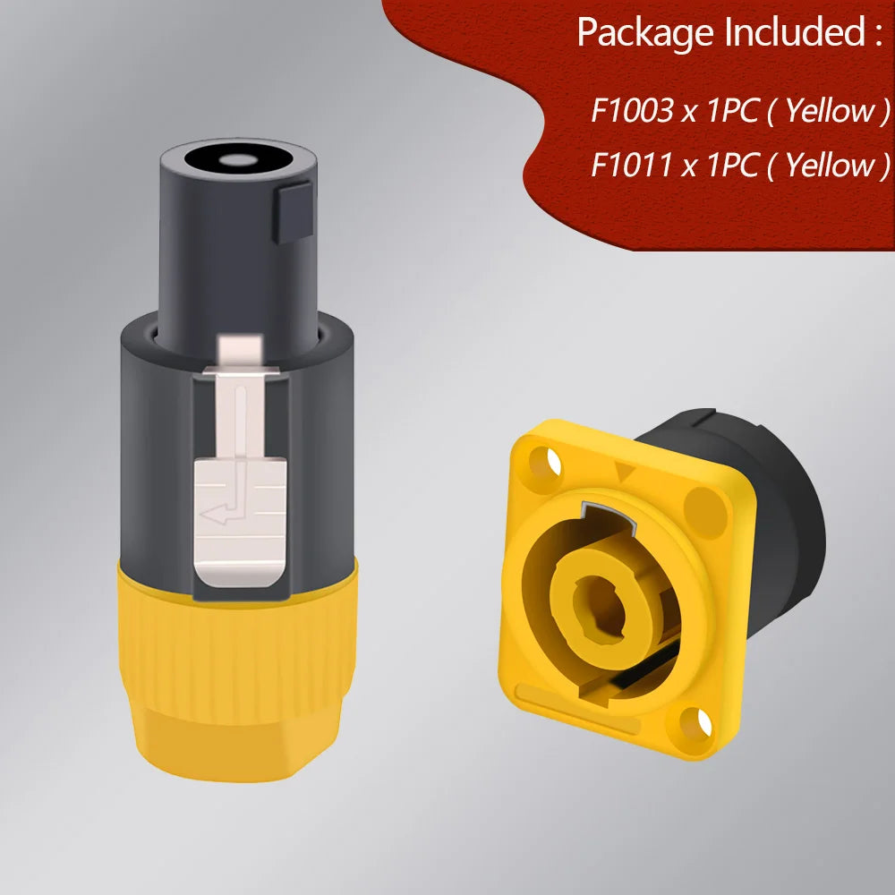 1set NL4FC Speak Connectors type 4 Pole Plug Male Speaker Audio connector