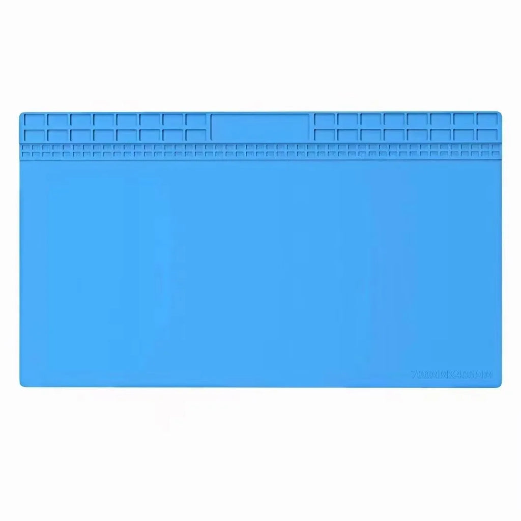 ESPLB Biggest 700x400mm Repair Insulation Work Pad Pure Silicon Mat Grey/Blue/Black BGA Heat-Resistant Soldering Station