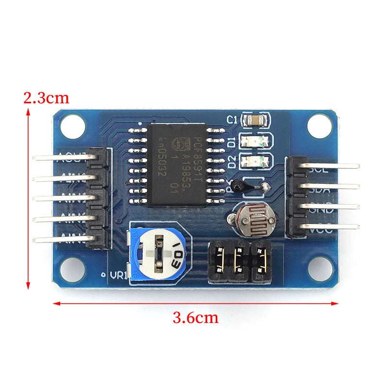 Liludin 1/5/10Pcs PCF8591 AD/DA Conversion of Digital Converter Module Temperature Illumination For Arduino