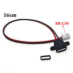 Cltgxdd Waterproof USB Type C Connector Charging Interface Female Socket With Welding Wire  MX1.25 PH2.0 XH2.54 Port