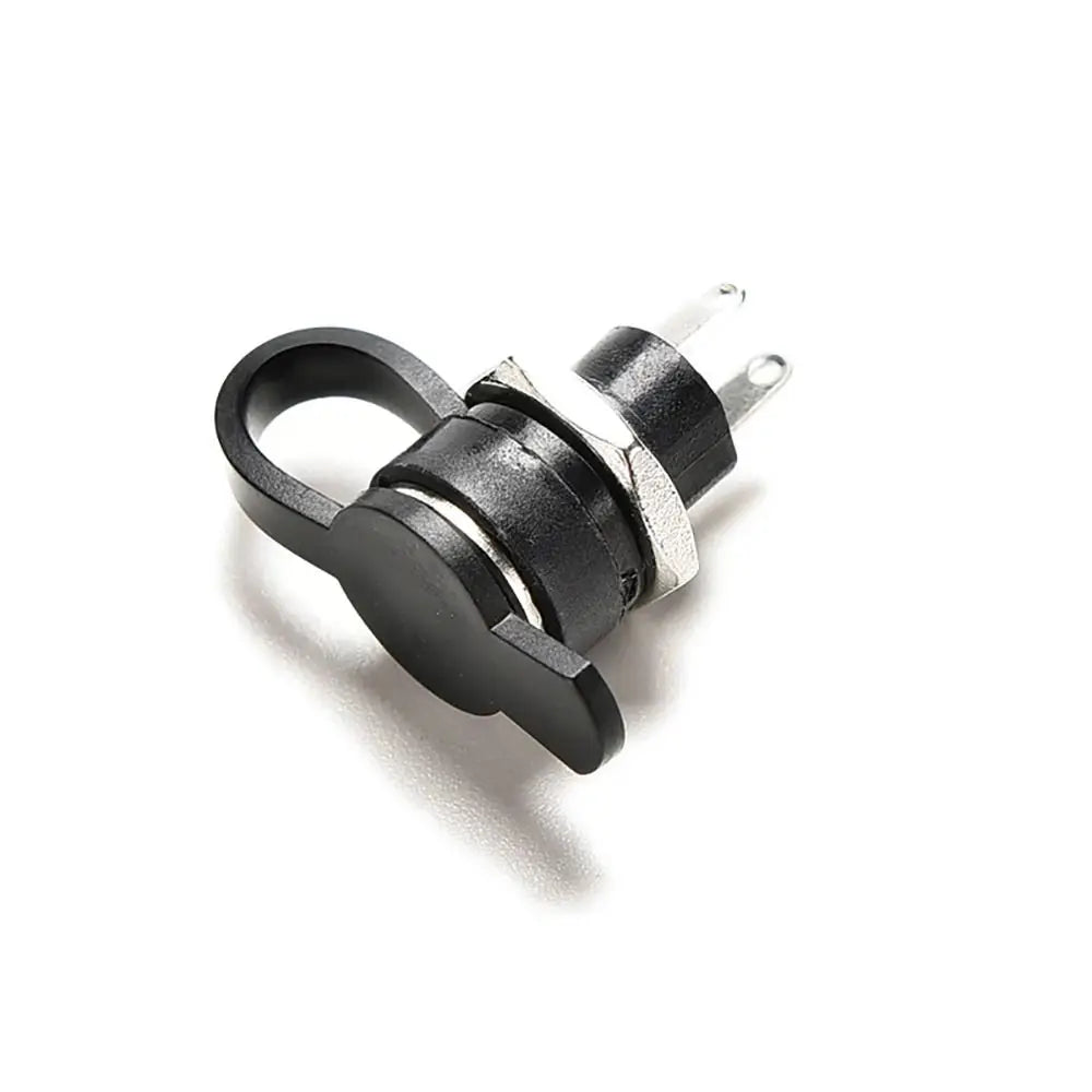 10Pcs DC Power Jack Supply Socket Connector 3.5*1.3/5.5*2.1/5.5*2.5mm DC 2 Terminal 2 Pin Panel Mount Connector Plug Adapter