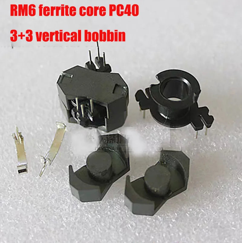 RM5 RM6 RM8 Ferrite Cores With Bobbin Transformer Core PC40 Magnetic Cores Mn-Zn Magnets