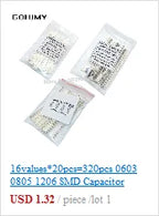 100PCS 0603*4 8P4R 2*4P Network Resistor SMD Array 0 ~ 910 Ohm 1K ~ 910K 2K 2.2K 4.7K 10K 22K 47K 100K 1M 1R 10R 100 220 470 Ohm