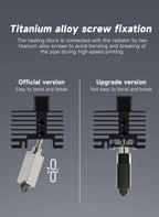 For Bambu Lab X1 Series Hotend Upgrade 2.0 Version Bambulab Bi Metal Fit Bamboo Bambu labs X1 X1C Hot End X1C Thermistor