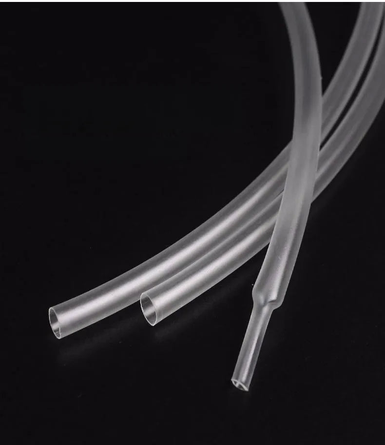 All Sizes 1mm 2mm 2.5mm 3mm 3.5mm 4mm 5mm 6mm 8mm Transparent Clear Heat Shrink Tube Shrinkable Tubing Sleeving Wrap Wire Kits