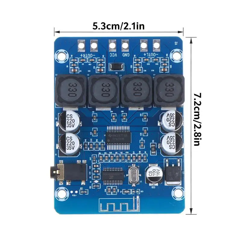 [NC]Ultra Clear Bluetooth Digital Power Amplifier Board TPA3118 Dual 45W Audio Amplifier Module AUX Decoding[NC]