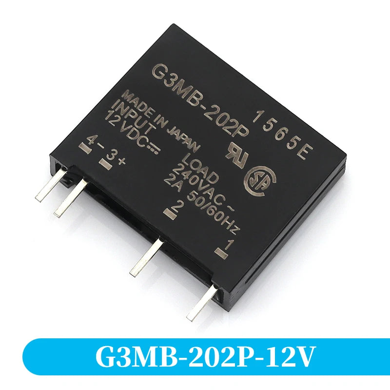 1/5/10Pcs Relay Module G3MB-202P G3MB 202P DC-AC SSR Input 5V/12V/24V DC Output 240V AC 2A Solid State Relay Module