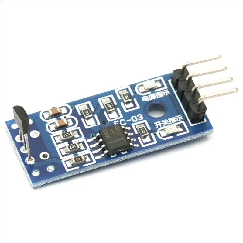 1PCS LM393 3144 Hall Sensor Module Hall Effect Sensor for Speed Measurement Counter Hall Effect Position Sensor