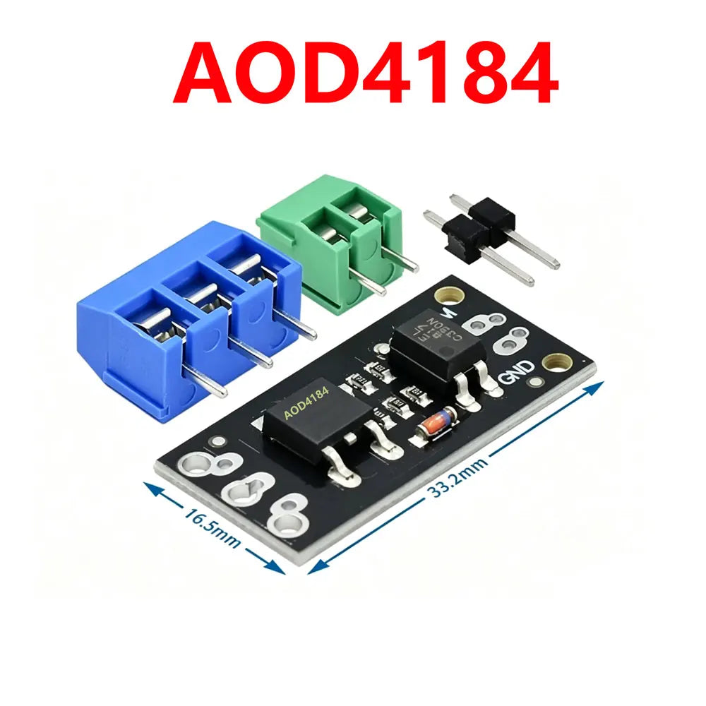 FR120N LR7843 AOD4184 D4184 Isolated MOSFET MOS Tube FET Module Replacement Relay 100V 9.4A 30V 161A 40V 50A Board