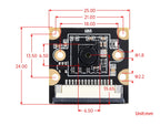 Waveshare IMX219 Camera Module For Raspberry Pi 5, 8MP, MIPI-CSI Interface, Options For 79.3° / 120° FOV,  IMX219 Sensor