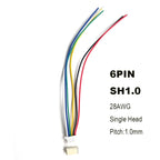 10 Sets JST SH 1.0mm Wire Cable Connector SMD Horizontal Socket 28AWG 100mm 2P 3P 4P 5P 6P 7P 8P 9P 10P Terminal