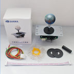 Original Japan Sanwa Joystick JLF TP 8YT Fighting Rocker With Topball 5pin Wire Jamma Arcade Vending Game PC PS3 XBOX Kit DIY