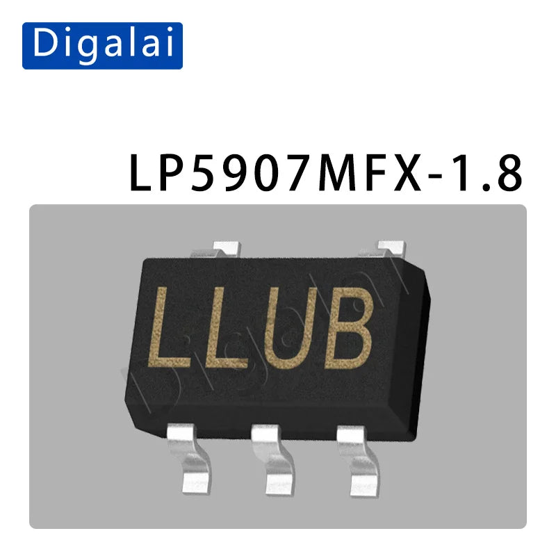 LP5907MFX-3.3 -3.0 -1.8 -1.5 -2.5 -2.8 -2.85 -4.5 -1.2 LDO Regulator SOT23-5 Digalai