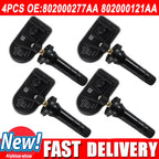 4PCS TPMS Tire Pressure Sensor For Chery Jaecoo J7 2024 802000277AA 802000121AA Tire Pressure Monitoring System 433MHz