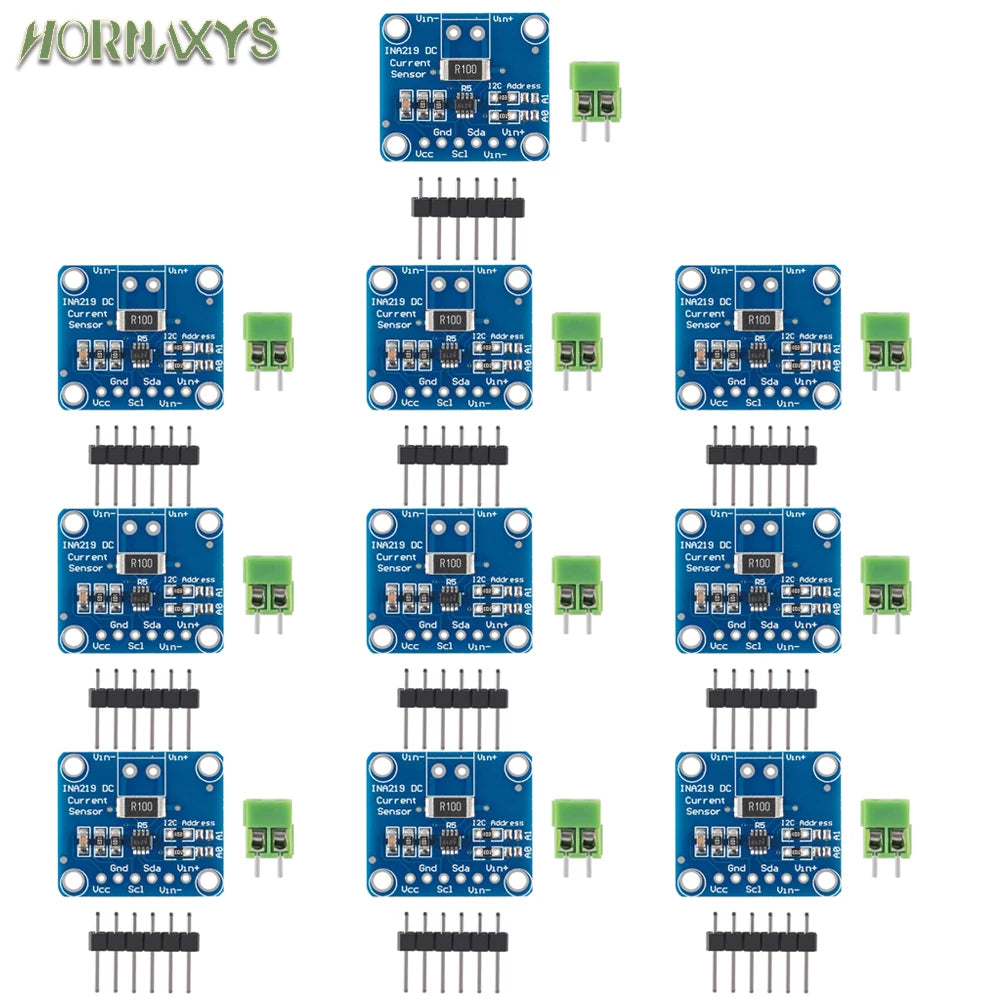 1-10PCS MCU-219 INA219 I2C port Zero drift bidirectional current power supply monitoring sensor module MCU INA 219