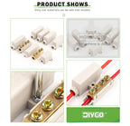 60A/400V 1-6mm2 Quick Butt Wire Connector High Power 100A/1000V 2.5-16mm2 Electric Cable Splicing Terminal Block Junction Box