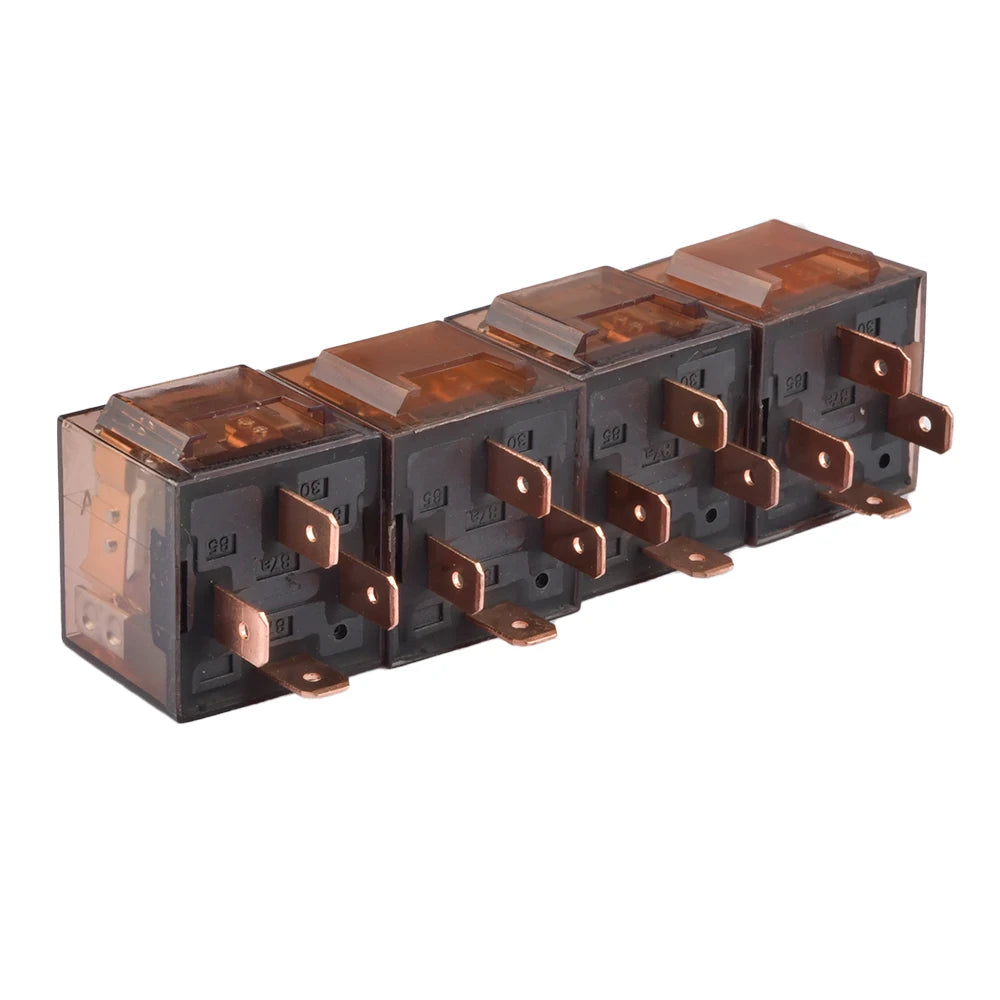 DC 12V 24V Waterproof Automotive Relay 5Pin SPDT Car Control Device 80A 100A Car Relays High Capacity Switching