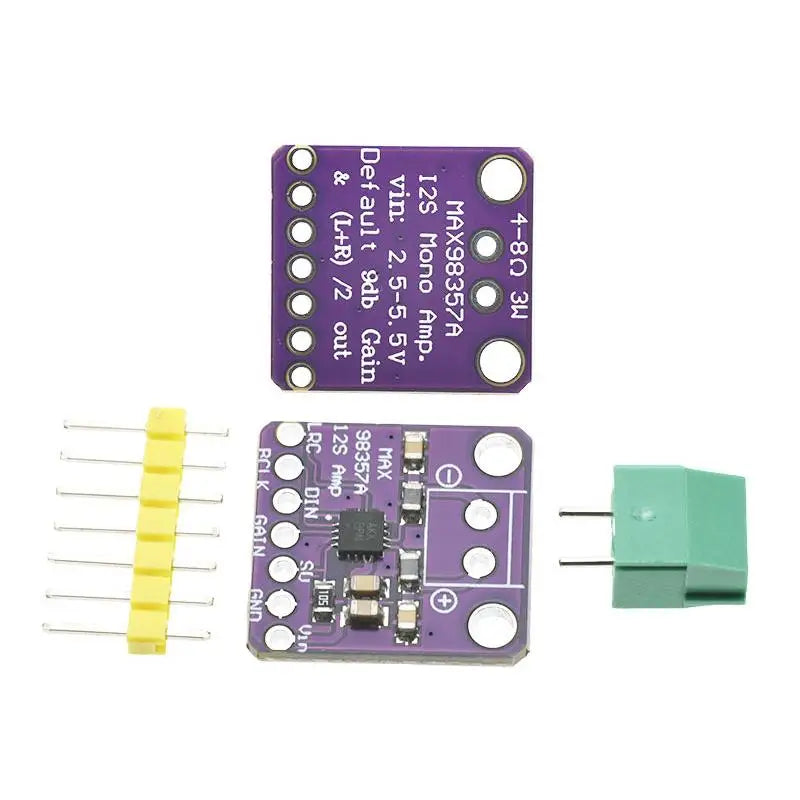 ࿑MAX98357A Audio Amplifier Module 3W I2S Input Class D Power Board Without Filter High Quality for DIY Projects
