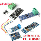 1-10Pcs RS485 RS232 MAX485 TTL CAN to Serial Port Conversion Module Level Convertor Board 232 Turn UART 3.3V 5V MAX485CSA RS-485