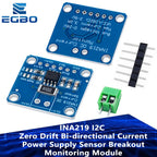 1~5PCS EGBO INA219 I2C Zero Drift Bi-directional Current Power Supply Sensor Breakout Monitoring Module