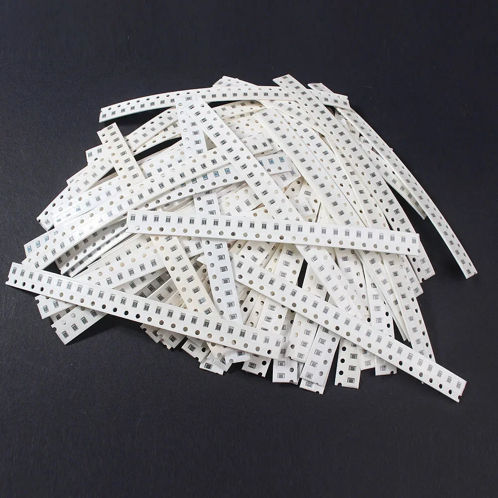 1500pcs 0603 0805 1206 SMD Resistor Kit 0ohm-10M Ohm 1% 60valuesX 25pcs=1500pcs High Precision Film Chip Resistance Kits