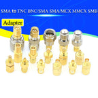 SMA Connector TO SMB BNC RPSMA MCX/MMCX Male Female Straight RF Adapter Converter SMA Connector TO SMB TNC Adapter TNC Plug