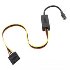 DC 5525 To SATA IDE Hard Drive Power Supply Cable DC 12V To 4Pin Molex/ SATA Hard Drive Cable Step-down Voltage Regulator