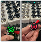 Customization Metal Push Button Switch with Wire 16/19/22mm DIY Refitting ON OFF for Car Boat Waterproof LED Light 12V 24V