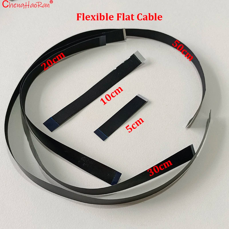 1PC Ribbon Flat FPV HDMI-Compatible Connector Flexible Cable Raspberry Pi 4 Micro HDTV To HD/Mini HD Female 90 Degree FFC 20pin