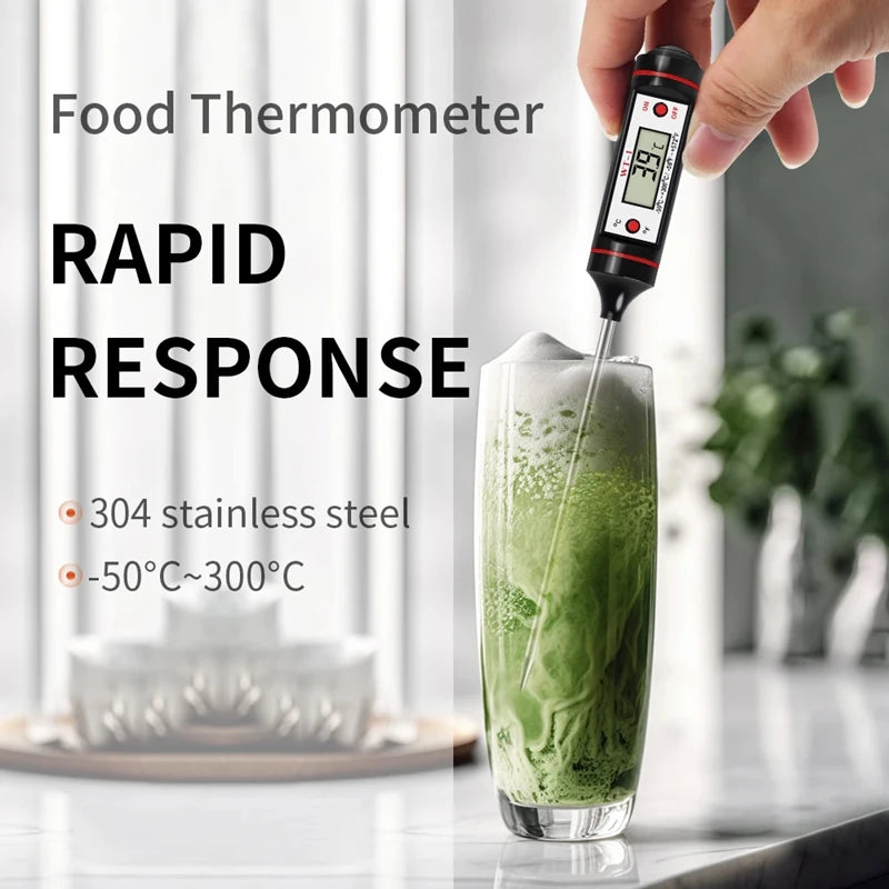 Meat Probe Thermometer Kitchen Food Digital Thermometer Cooking Electronic Temperature Heat Gauge Milk Barbecue Meat Thermometer