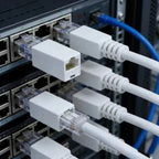 10/20/40PCS RJ45 Coupler Ethernet Cable Coupler LAN Connector Cat7 Cat6 Cat5e Ethernet Cable Extender Adapter Female To Female