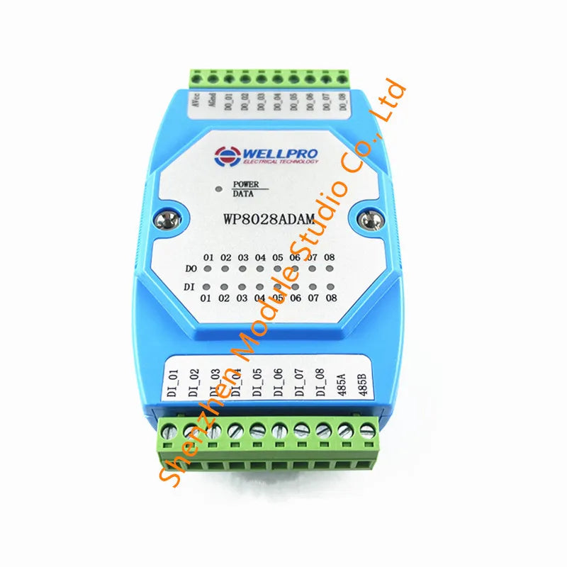 Digital input and output module isolated 8DI/8DO RS485 MODBUS RTU WP8028ADAM NPN