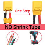 XT90 Male Female Connector Plug Welding Terminal Plugs for RC Lipo Battery Drone Boat Airplane Wire Cable Connectors Adapter