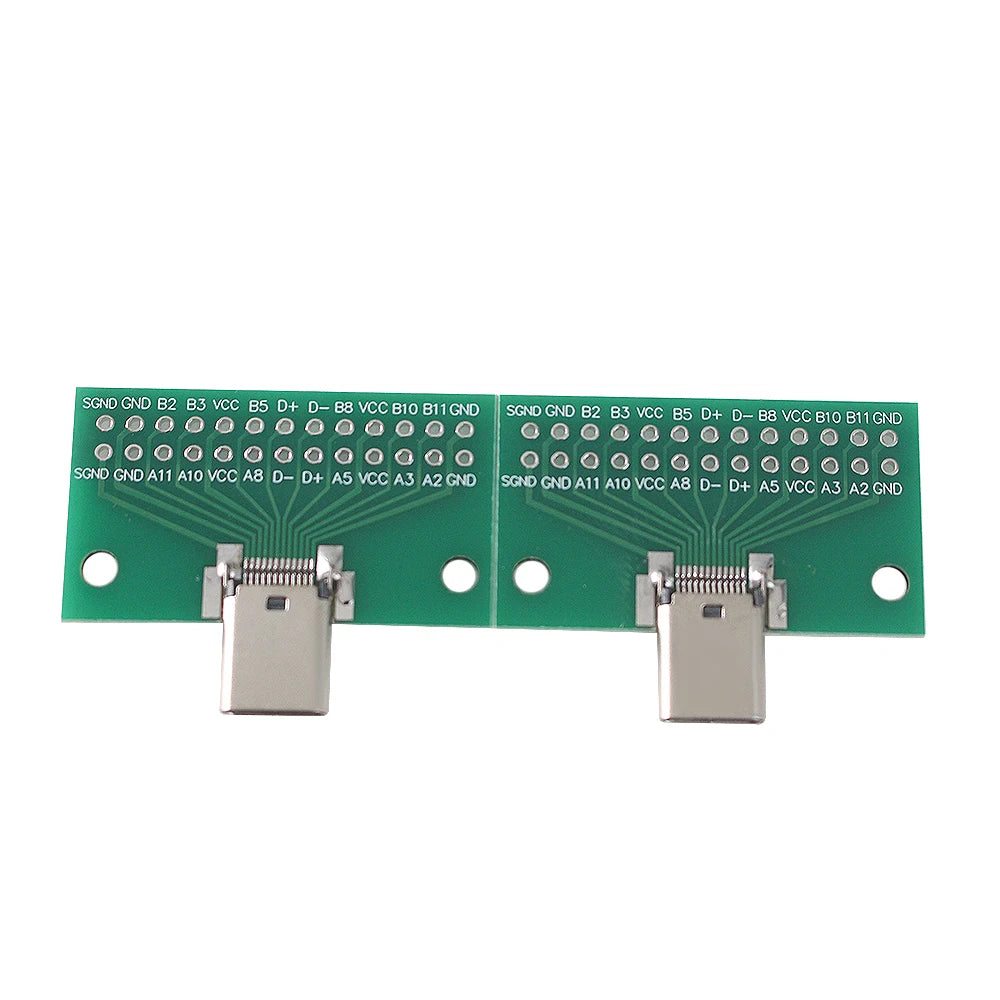 Type-C Test Board USB 3.1 Connector Module PCB Board Male /Female / Male to Female Head Convertor USB3.1 Transfer Adapter Plate