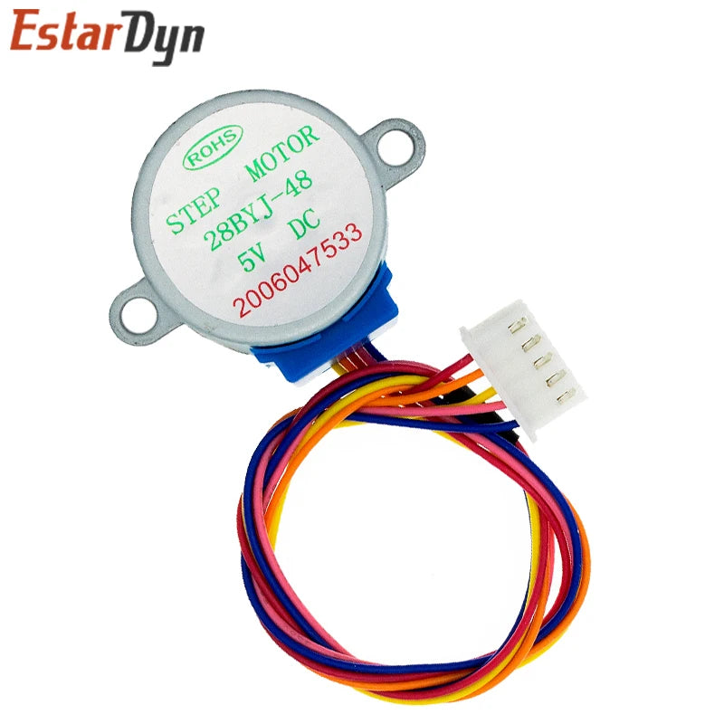 5V 4-Phase 28BYJ-48 DC Gear Step Stepper Motor ULN2003 Driver Board ULN2003 PIC MCU DIY