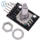 10pcs/lot 360 Degrees Rotary Encoder Module Brick Sensor Switch Development KY-040