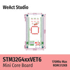 WeAct STM32G473VET6 STM32 STM32G491VET6 STM32G473 G491 Mini Core Board 170MHz 112KB/128KB RAM 512KB ROM MCU Development Board