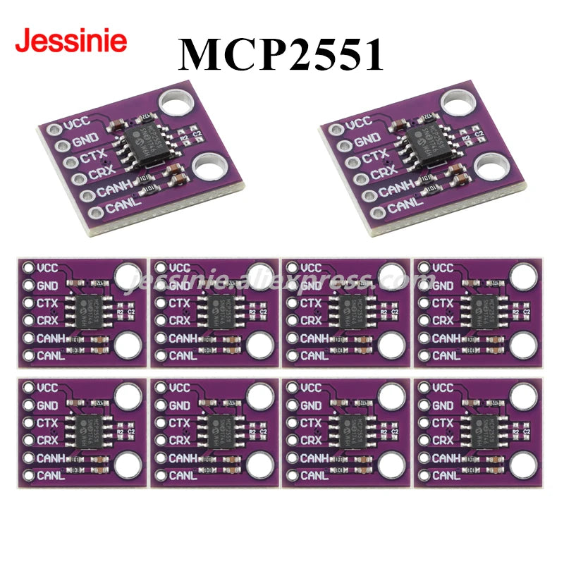 10pcs/1pc MCP2551 High Speed CAN Communication Protocol Controller Bus Interface Module for Arduino MCP2551T-I/SN Chip