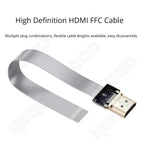 Ribbon FPV HDMI-Compatible Connector Anti-interference Flexible Flat Cable Raspberry Pi 4 Micro Mini HDMI-compatible