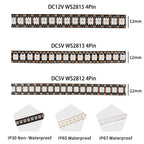 1-5M 144Leds/m WS2812B WS2813 WS2815 Led Strips 5050RGB Programmable Colored Running Flowing Led Strip Lights Led Ribbon DC5-12v