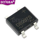 100PCS DB207 DIP-4 Bridge Rectifiers 1000V 2A DB104 DB157 DB107 DB207S DB107S DF06S DF06 SOP-4 DIP Chipset PUMUDDSY