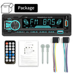 Hippcron Car Radio 1din Srereo MP3 Player Bluetooth FM Receiver With Remote Control AUX/USB/TF Support Phone Charging
