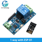 ESP8266 ESP-01 5V 1 Channel 2 Way WiFi Relay Module Things Smart Home Remote Control Switch ESP01 WIFI Wireless Module Phone APP