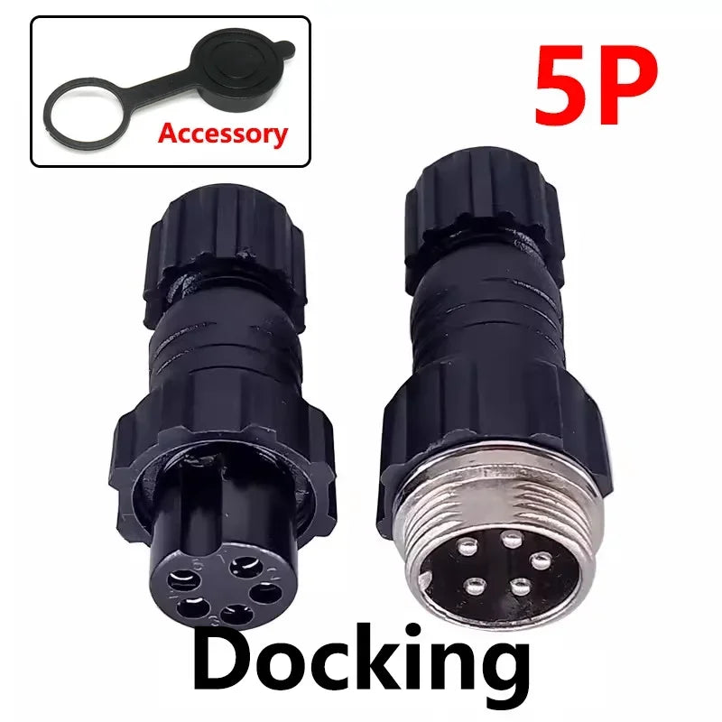 5/10/100Sets GX16 M16 QL16 Plastics 16MM Aviation Plug Male Female Docking Panel Mounted Connector 2/3/4/5/6/7/8/9/10 Pins