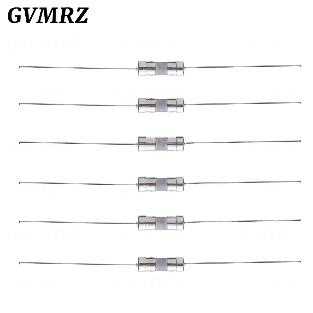 10PCS Quick Break 3.6X10MM Lead Wire Slow Blow Ceramic Fuse Tube 0.5A 1A 1.5A 2A 3A 3.15A 4A 5A 6.3A 8A 10A 15A 250V 3.6*10