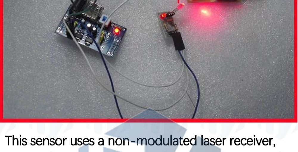 BS KY-008 650nm Laser Transmitter Module with Laser Sensor Module Non-Modulator Tube Laser Receiver Module Kit