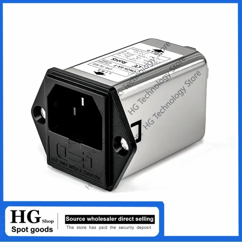 CW2A-10A-T CW2A-3A-T single-phase power filter EMI filter socket CW2A-3A/ 6A-10A-T Audio power Purifier Vehicle anti-interferenc